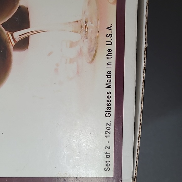 Vintage Tips Wine Glasses - Picture 3 of 5